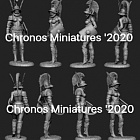 Сборная миниатюра из металла Миры Фэнтези: Гладиатриса. 54 мм, Chronos miniatures