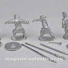 Сборные фигуры из металла Ранние славяне (набор 4 шт) 28 мм. Драбант