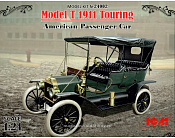 Сборная модель из пластика Model T 1910 Touring, Американский пассажирский автомобиль, 1:24, ICM - фото