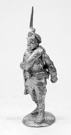 Сборная фигура из металла Рядовой на марше, 1918-1922 гг. 28 мм, Figures from Leon