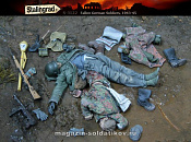 Сборные фигуры из смолы Убитые немецкие солдаты 1/35, Stalingrad - фото