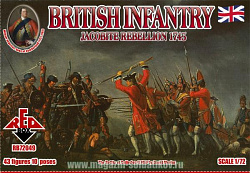 Солдатики из пластика Восстание якобитов. Британская пехота (1/72) Red Box
