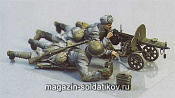 Сборная миниатюра из смолы Советский расчет пулемета «Максим» в шинелях. 1943-45. Две фигуры. 1/35 Tank - фото
