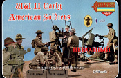 Солдатики из пластика Американские солдаты. ВМВ (1/72) Strelets - фото