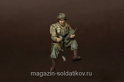 Сборная фигура из смолы SM 35115 1 лейтенант воздушно-десантной дивизии США. Нормандия, 1944 год, 1:35, SOGA miniatures