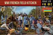 Солдатики из пластика WWI French Field Kitchen (1/72) Strelets - фото