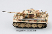 Масштабная модель в сборе и окраске Танк «Тигр" I (поздний) "Тотенкопф» 1944 г. 1:72 Easy Model - фото