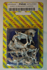 Фигурки из металла PN 546 Ранние кирасиры, фланкеры (28 мм) Foundry - фото
