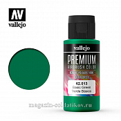 Краска акрил-уретановая Vallejo Premium, зеленая 60 мл, Vallejo Premium - фото