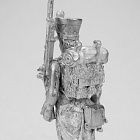 Сборная миниатюра из металла Фузилер линейной пехоты в кивере. Франция, 1806-1812 гг, 28 мм, Аванпост