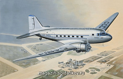 Сборная модель из пластика Пассажирский самолет ПС-84 (1/144) Восточный экспресс
