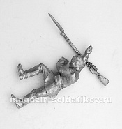 Сборная фигура из металла Павший в бою (№1), 1918-1922 гг. 28 мм, Figures from Leon - фото