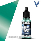 True Metallic Metal Зеленый жук Vallejo - фото