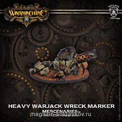 Merc Heavy Warjack Wreck Marker Warmachine