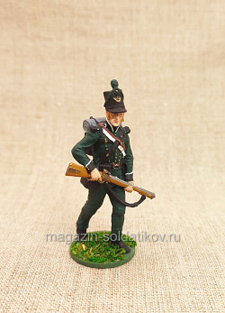 Рядовой 95-го стрелкового полка. Великобритания 1810-15 гг., 54 мм