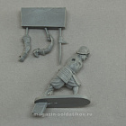 Сборная миниатюра из смолы Пикинер в боевом построении (1), Тридцатилетняя война 28 мм, Аванпост