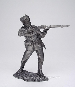 Миниатюра из олова 5273 СП Рядовой 17 гусарского полка, Германия, 1914 г. 54 мм, Солдатики Публия
