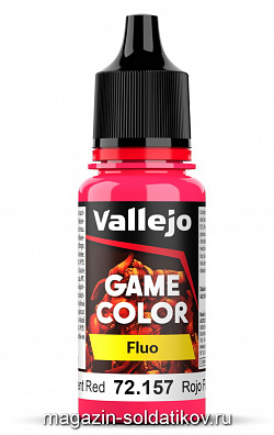 : Флюоресцентный красный, Vallejo