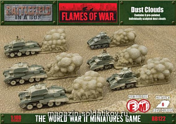 Сборная модель из пластика Dust Clouds (15mm) Flames of War