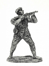 Миниатюра из олова 031 РТ Горный стрелок РККА, 54 мм, Ратник - фото