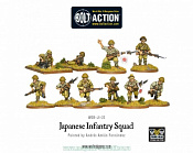 Сборные фигуры из металла Японская Имперская Армия Взвод (10) BLI Warlord - фото