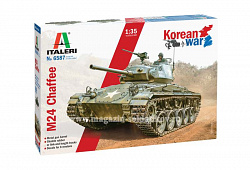 Сборная модель из пластика ИТ Танк M24 Chaffee Korean War, 1:35, Italeri