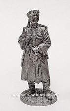 Миниатюра из олова WW2-19 Красноармеец кубанских казачьих кавалерийских частей, 1939-43 гг. EK Castings - фото