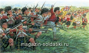 Солдатики из пластика ИТ Набор солдатиков «Шотландская пехота 1815(Наполеоновские войны)» (1/72) Italeri - фото