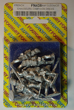 Фигурки из металла FN 438 Гвардейские пешие егеря.Форма для кампании (28 мм) Foundry - фото