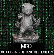 Сборная фигура из смолы Мео (70 мм) Blood Carrot Knights - фото