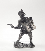 Миниатюра из металла 75026 Рыцарь Тевтонского ордена, комтурство Брунсвик XV в. 75 мм, Солдатики Публия - фото