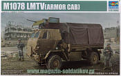 Сборная модель из пластика Автомобиль M1078 LMTV (Armor cab) 1:35 Трумпетер - фото