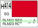Краска художественная 10 мл. красная RLM23, полуглянцевая, Mr. Hobby. Краски, химия, инструменты - фото
