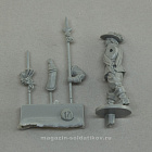 Сборная миниатюра из смолы Пеший офицер с протазаном, Тридцатилетняя война 28 мм, Аванпост