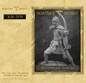 Сборная фигура из смолы Roman archer 4 AD, 75 мм, Mercury Models - фото