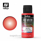 Краска акрил-уретановая, красный candy, 60 мл, Vallejo Premium - фото