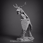 Сборная миниатюра из смолы Северные охотники на драконов, 75 мм, Altores studio,