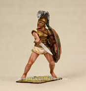 Миниатюра в росписи Греческий воин, 1:32 - фото