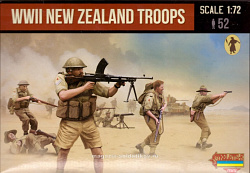 Солдатики из пластика WWII New Zealand Troops (1/72) Strelets