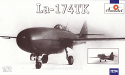 Сборная модель из пластика Реактивный истребитель Lavochkin La-174TK Amodel (1/72)