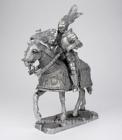 Миниатюра из олова Конный рыцарь, 54 мм Новый век - фото