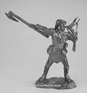 Миниатюра из олова Кнехт Тевтонского ордена, XIV в. 54 мм, Солдатики Публия - фото