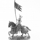 Миниатюра из олова Рыцарь ордена Меченосцев, XIII в., 54 мм Новый век