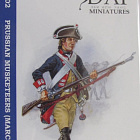 Сборные фигуры из смолы Прусские мушкетеры на марше, 1:72, DAF miniatures