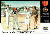 Сборные фигуры из пластика MB 3556 «Women at War: US Navy WAVES» (1/35) Master Box - фото