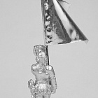Сборные фигуры из металла Знаменосец армейских полков 1783-96 гг. 28 мм, Figures from Leon