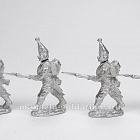 Сборные фигуры из металла Павловские гренадеры в атаке 1812 г. (набор из 4 шт), 28 мм STP-miniatures