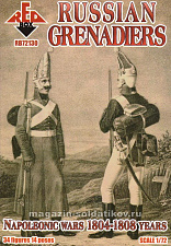 Солдатики из пластика Russian Grenadiers 1804-1808 (1:72) Red Box - фото