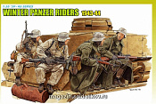 Сборные фигуры из пластика Д Солдаты Winter Panzer Riders 1943-1944 (1/35) Dragon - фото