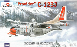 Сборная модель из пластика C-123J 'Provider' самолет ВВС США Amodel (1/144)